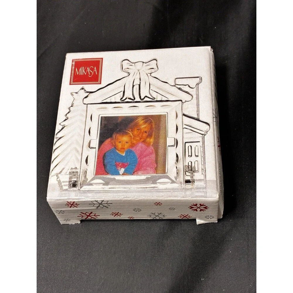MIKASA Crystal Winter Magic Picture Frame 3.5